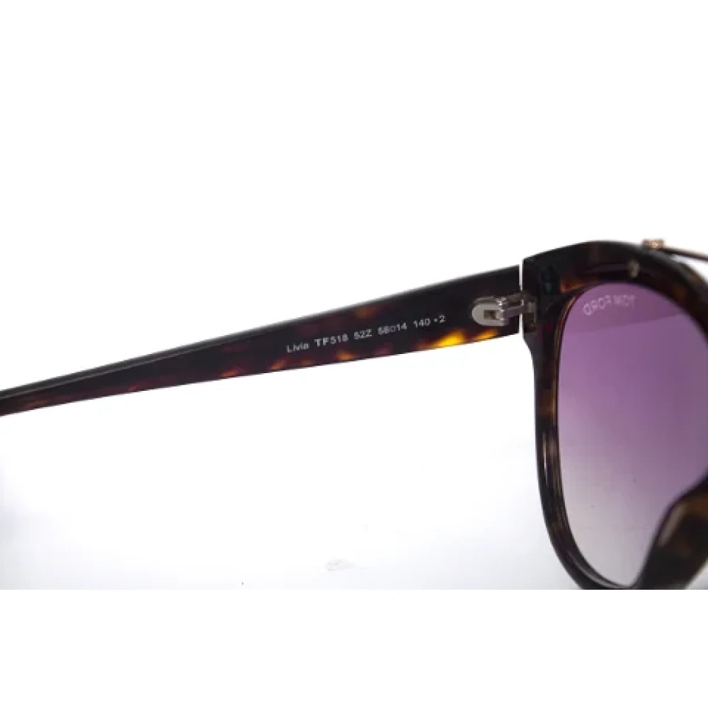 Tom Ford Pre-owned Plastic sunglasses Brown Dames