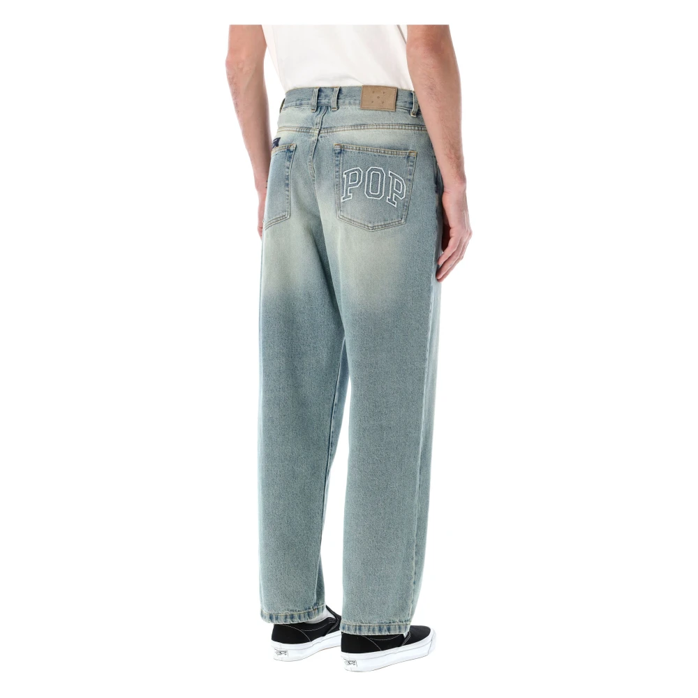 Pop Trading Company Denim Jeans Blue Heren