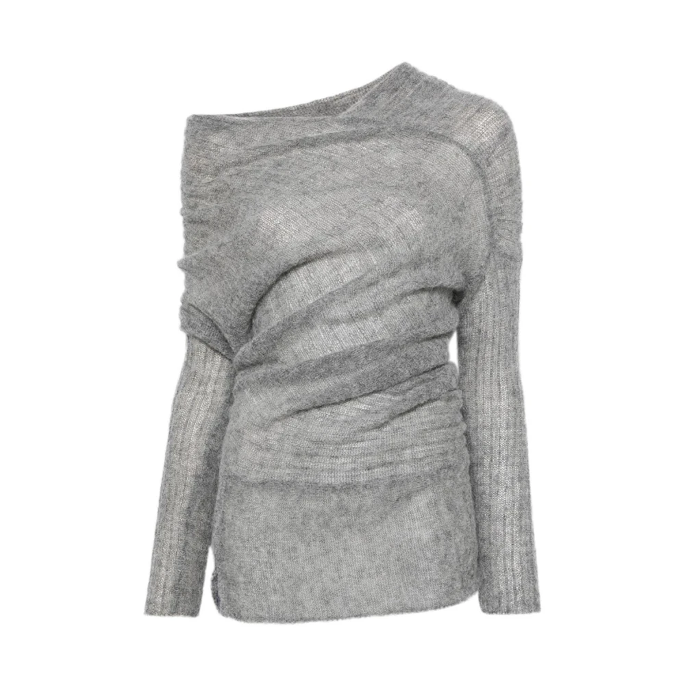 Paloma Wool De Sutil Minimalistische Wollen Trui Gray Dames