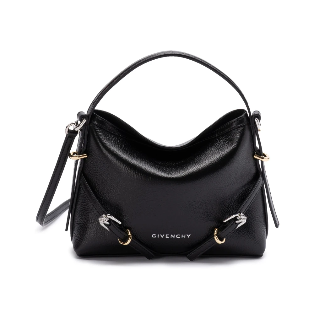 Givenchy Zwarte Nano Handtas met Metalen Details Black Dames