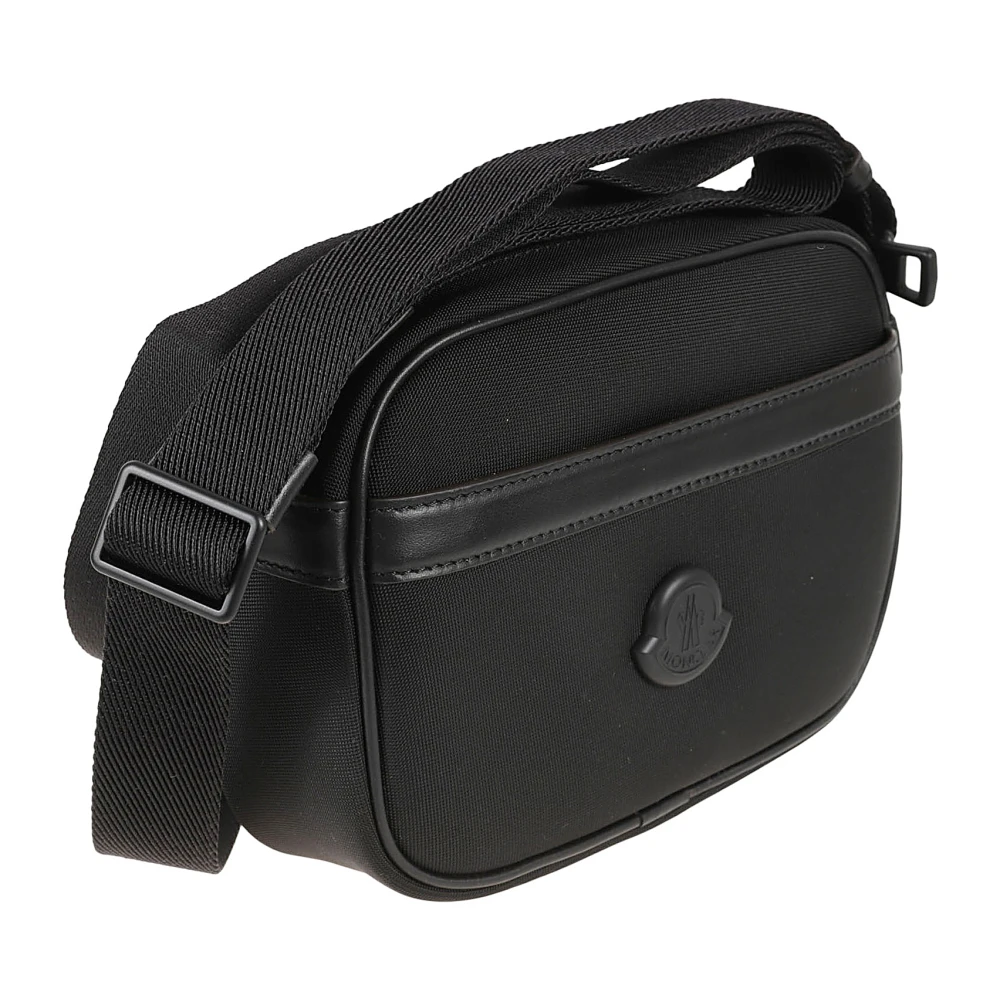 Moncler Zwarte Crossbody Tas Black Heren