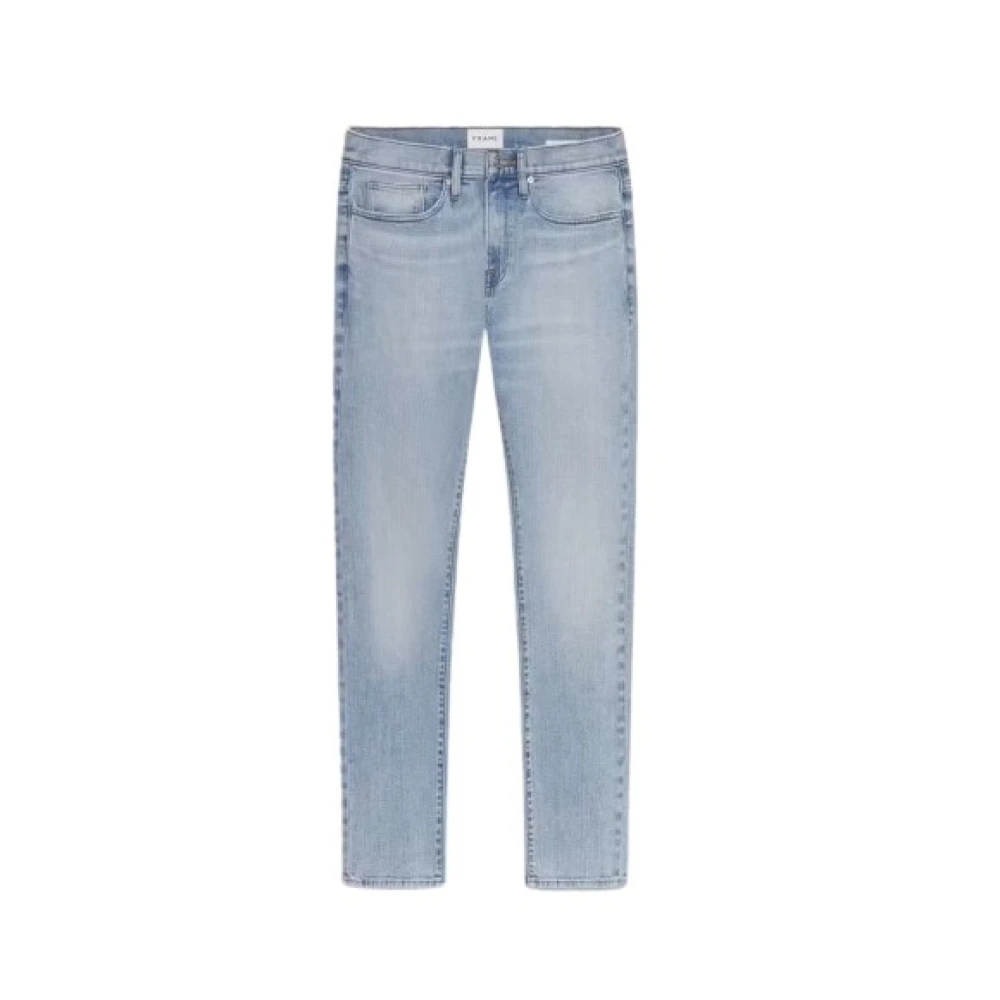 Frame Slim Straight Jeans in La Jolla Blue Heren