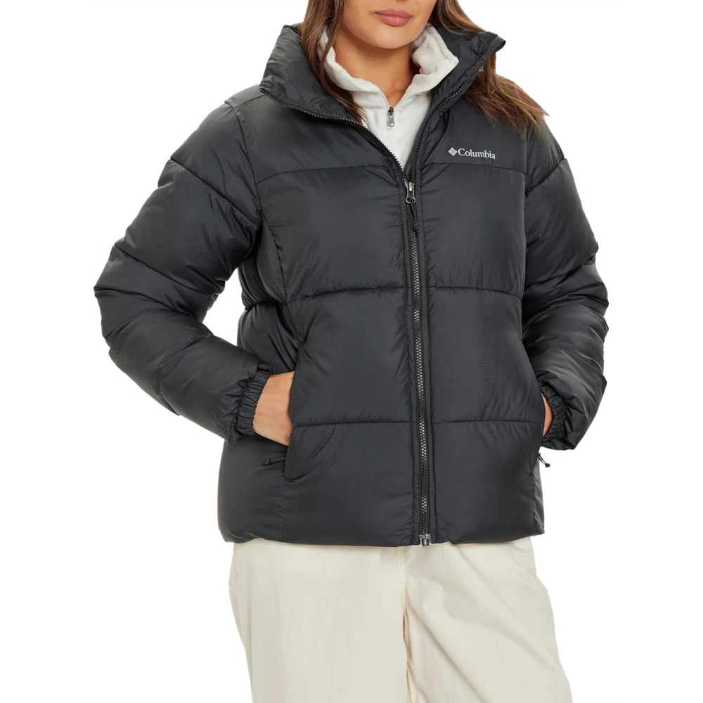 Columbia Zwarte Puffect Gewatteerde Jas Black Dames