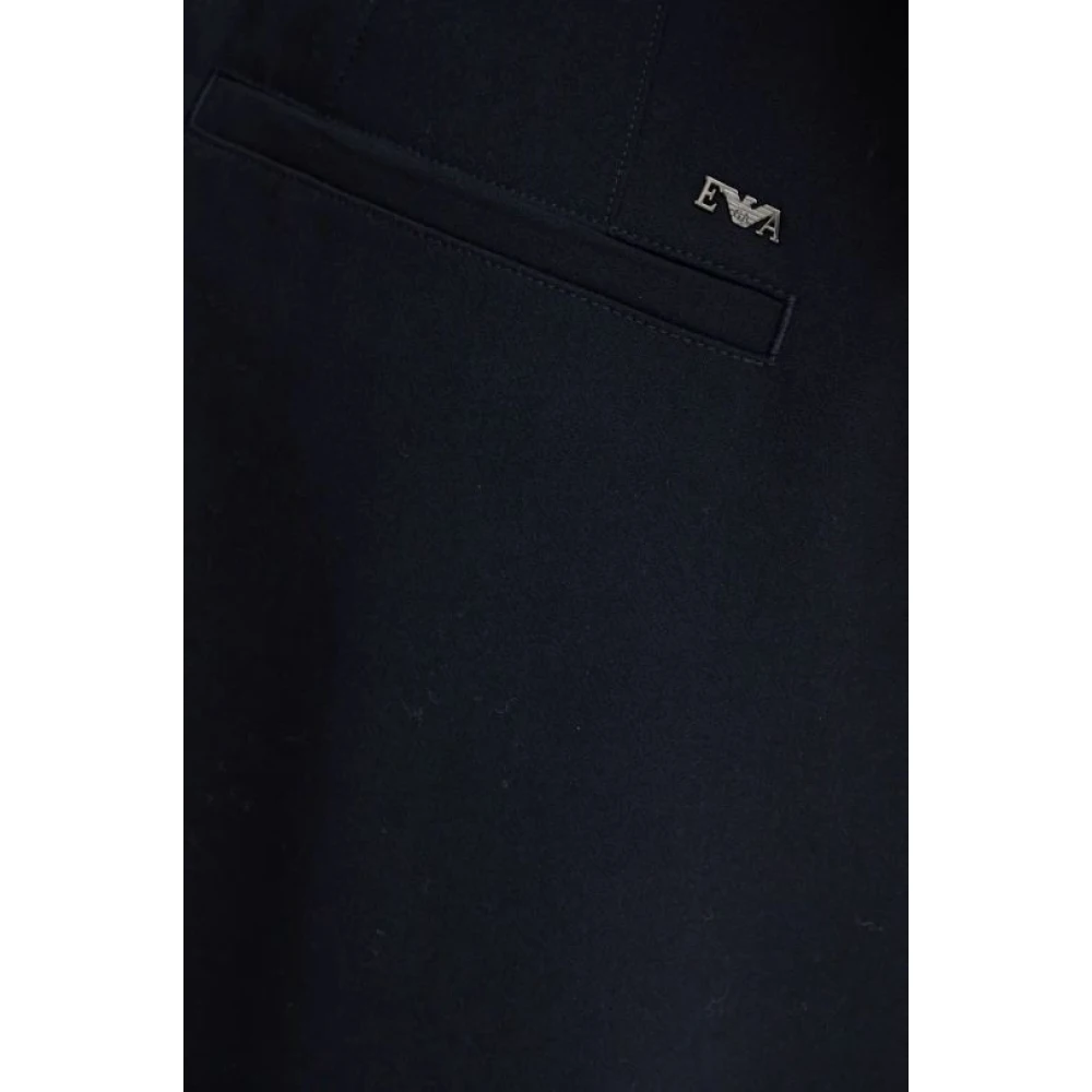 Emporio Armani Blauwe Jogger Broek Blue Heren