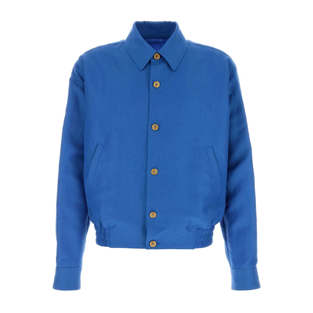 Versace Hombre Azul Chaquetas, Talla: Xl