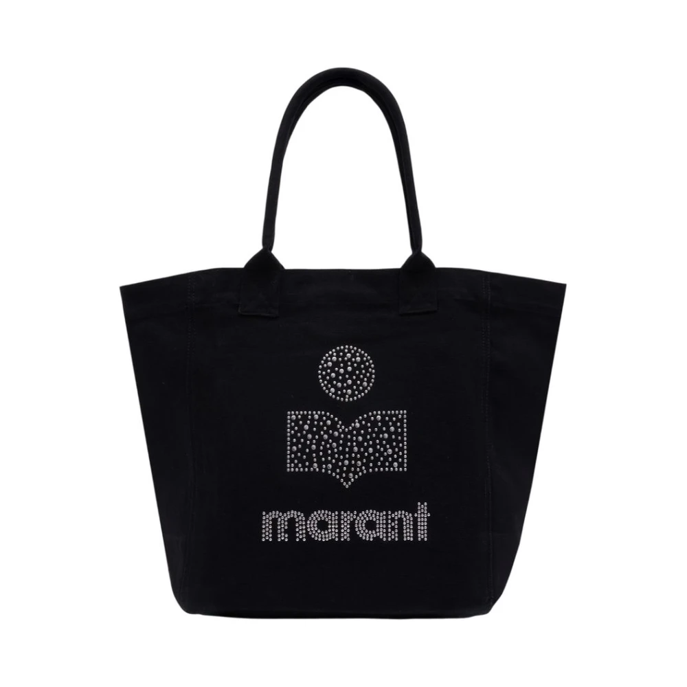 Isabel Marant Women's Black Shopping Bags, One Size, Yenky Gf Shopper Bag - Cotton