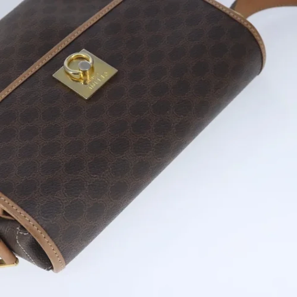 Celine Vintage Pre-owned Leather celine-bags Brown Dames