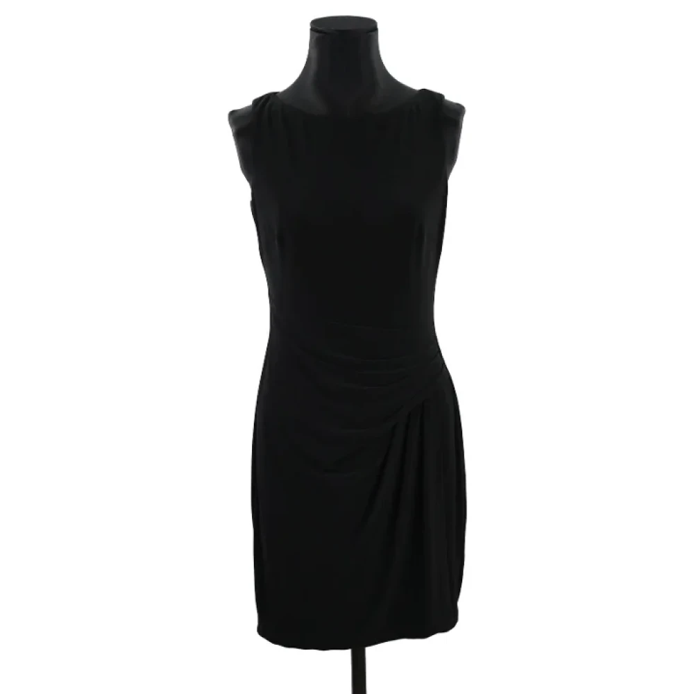 Ralph Lauren Pre-owned Polyester dresses Black Dames