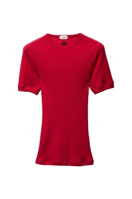 Wool Ribbed T-Shirt
