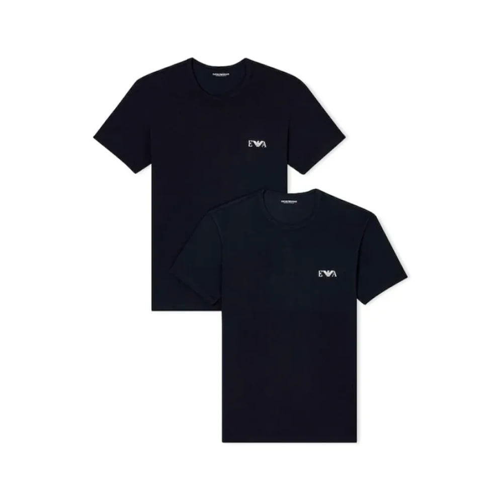 Emporio Armani Herren Schwarz Oberteile, K, Mgröße: