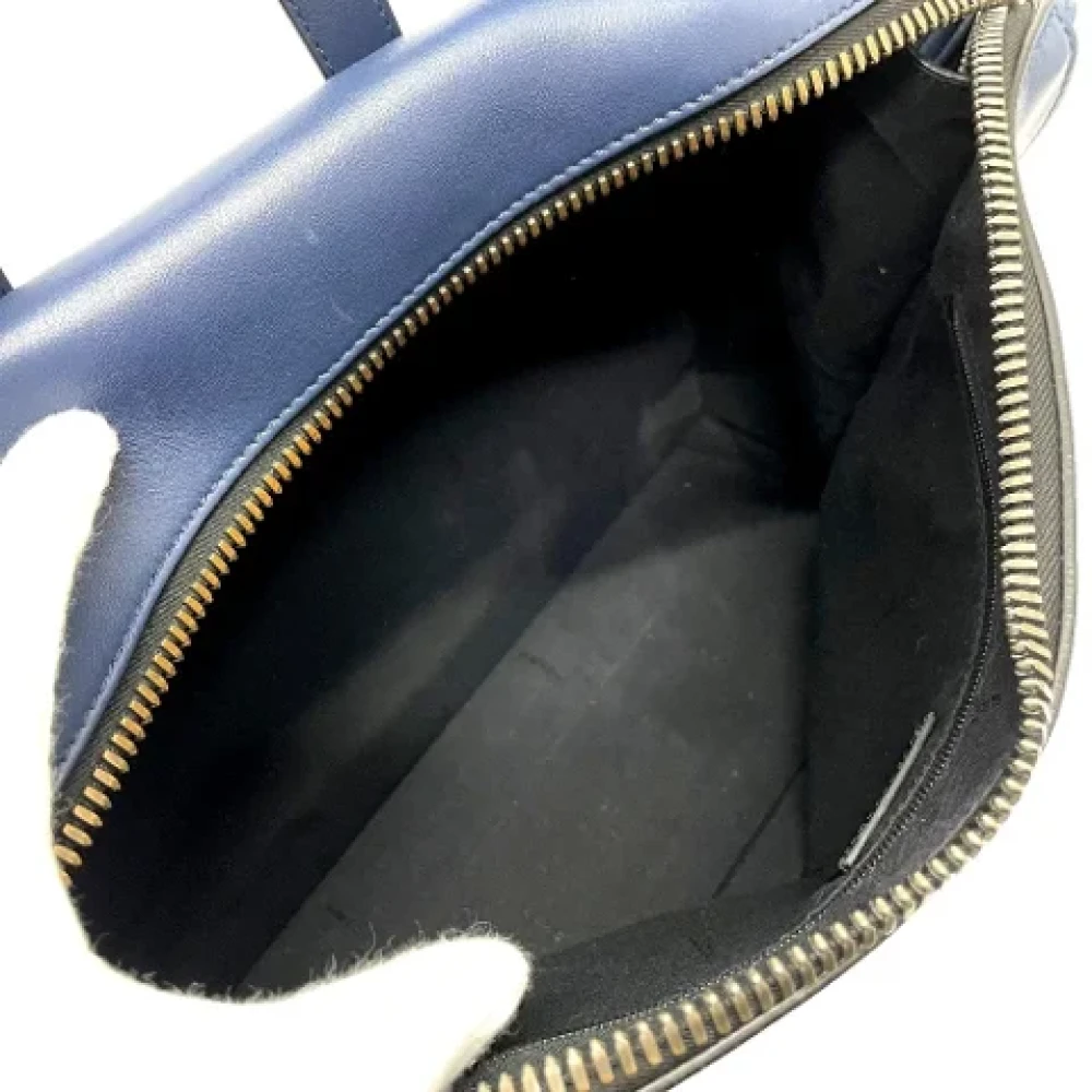 Fendi Vintage Pre-owned Leather fendi-bags Blue Heren