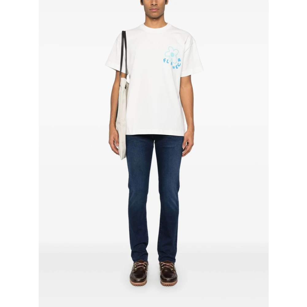 Jacob Cohën Indigo Blauwe Klassieke Five-Pocket Jeans Blue Heren