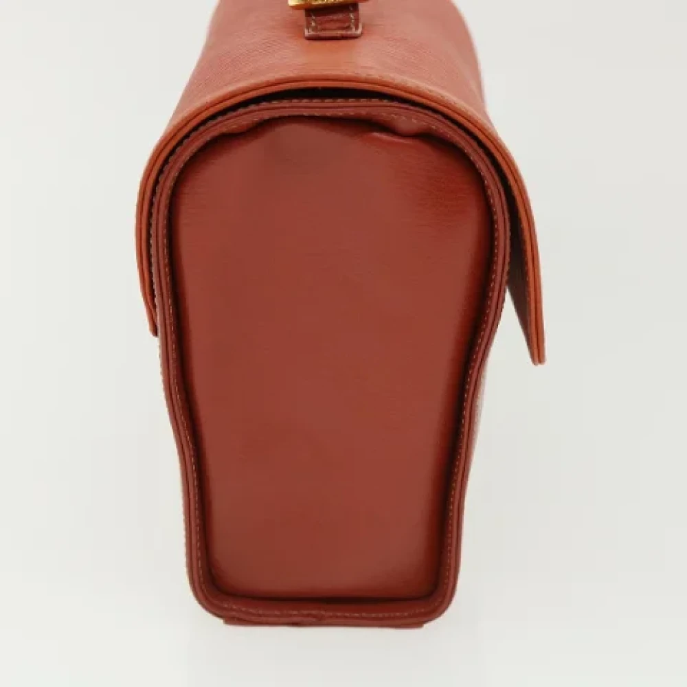 Loewe Pre-owned Leather handbags Red Dames