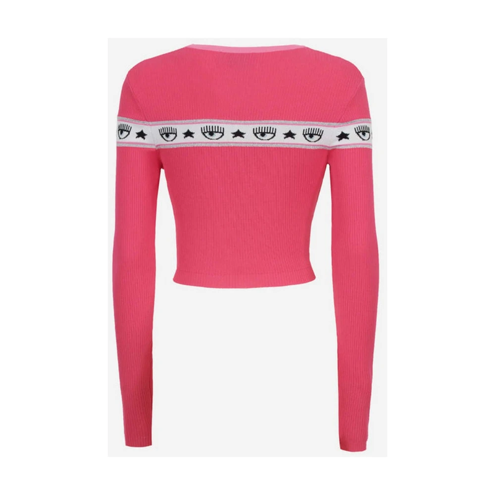 Chiara Ferragni Collection Stijlvolle Sweatshirts en Hoodies Pink Dames