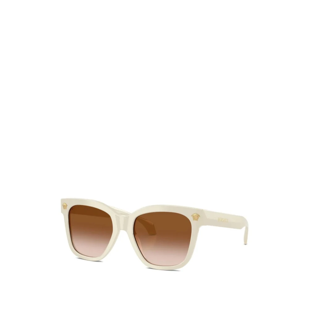 Versace Women's White Square Sunglasses - Sunglasses - 55 Mm - Accessories