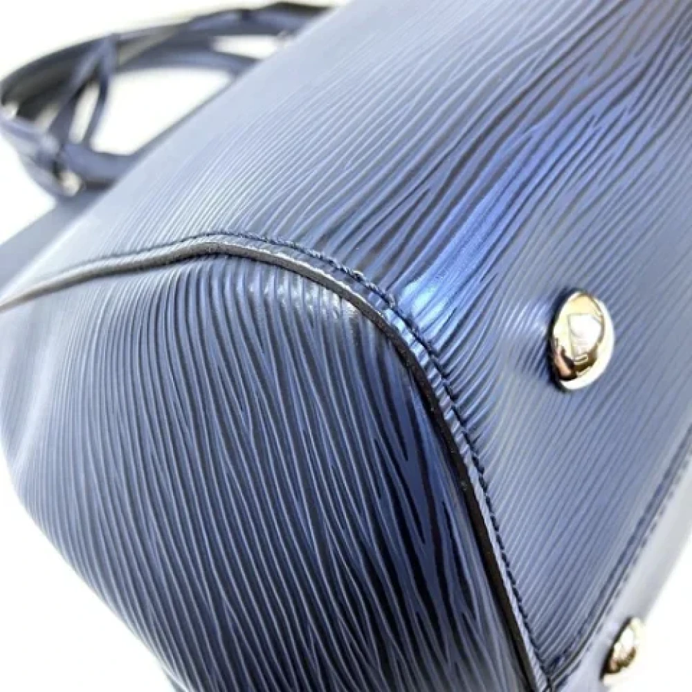 Louis Vuitton Vintage Pre-owned Leather handbags Blue Dames