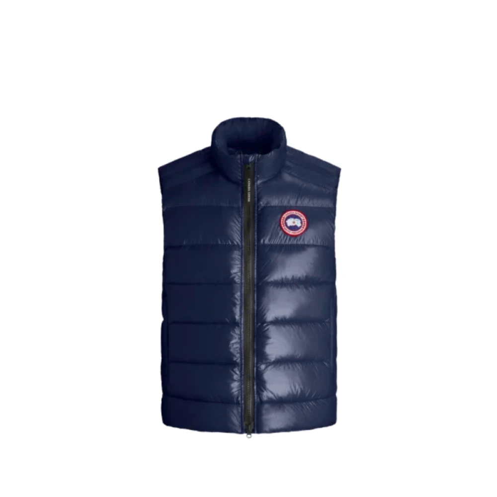 Canada Goose Marineblauwe Crofton Mouwloze Donsvest Blue Heren