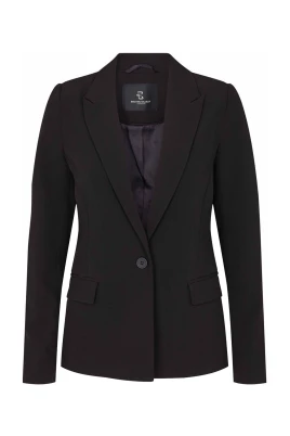 Svart Blazer med Ficklock