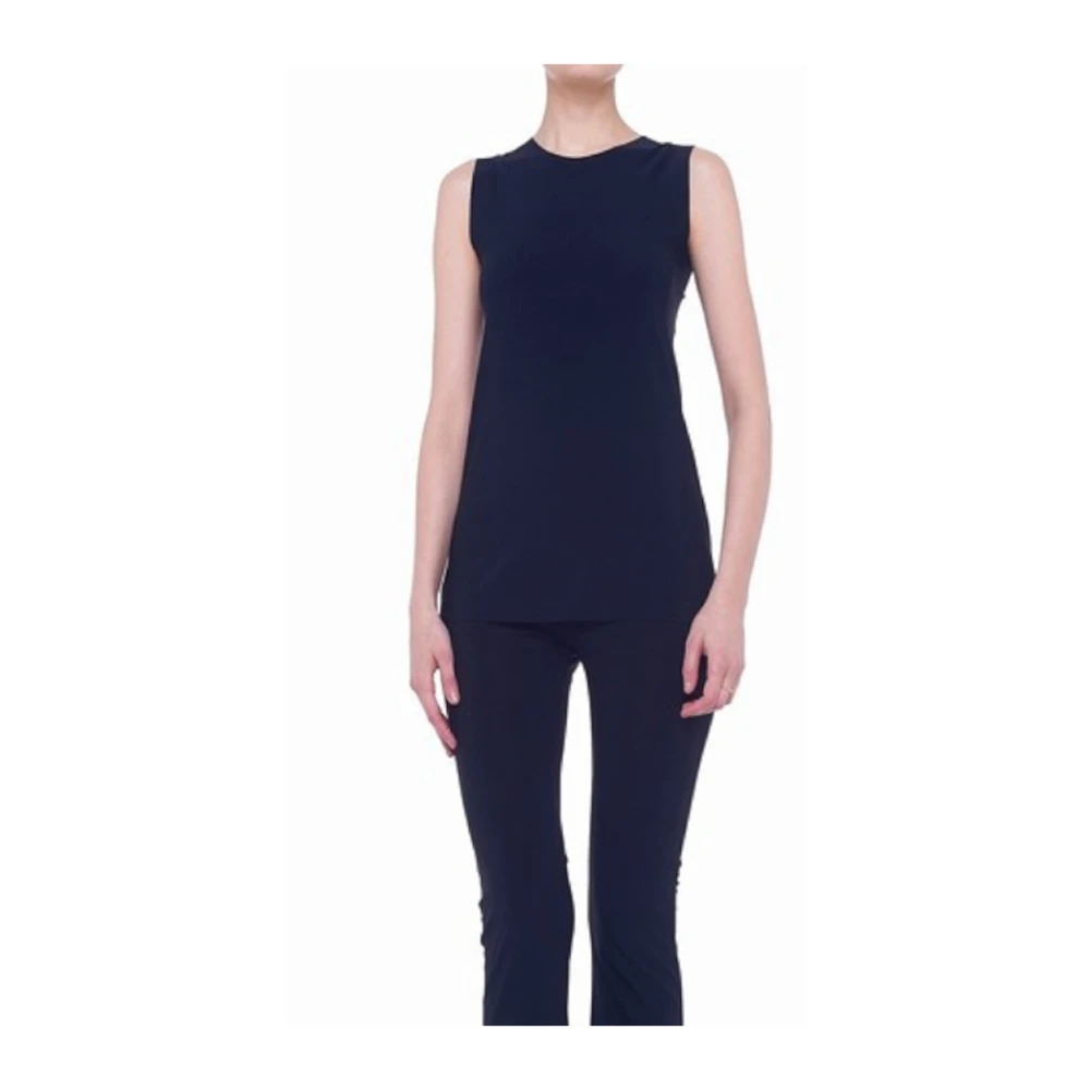 Norma Kamali Zwarte Stijlvolle Jurk Black Dames