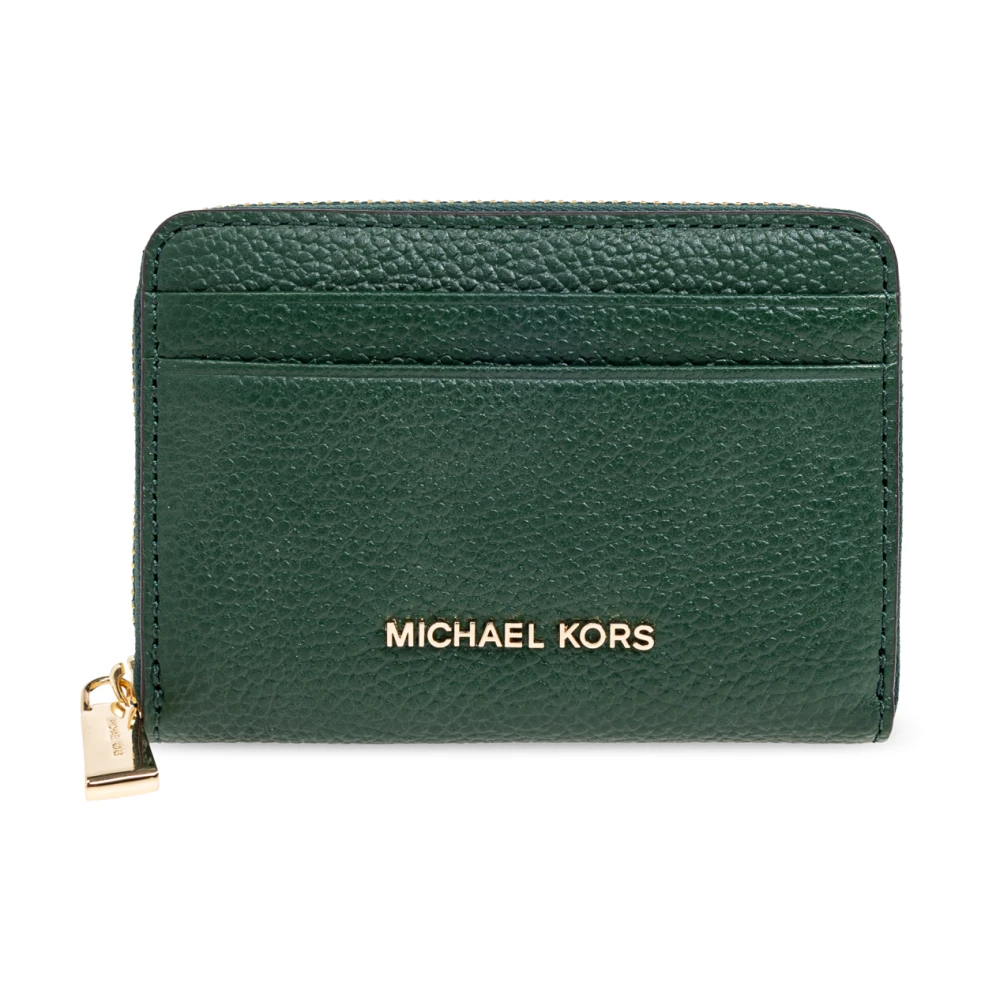 Michael Kors Leren portemonnee Green Dames