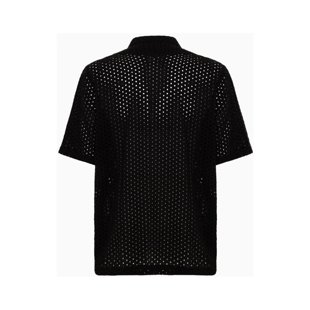 Tagliatore Italiaanse effen kleur kanten overhemd Black Heren
