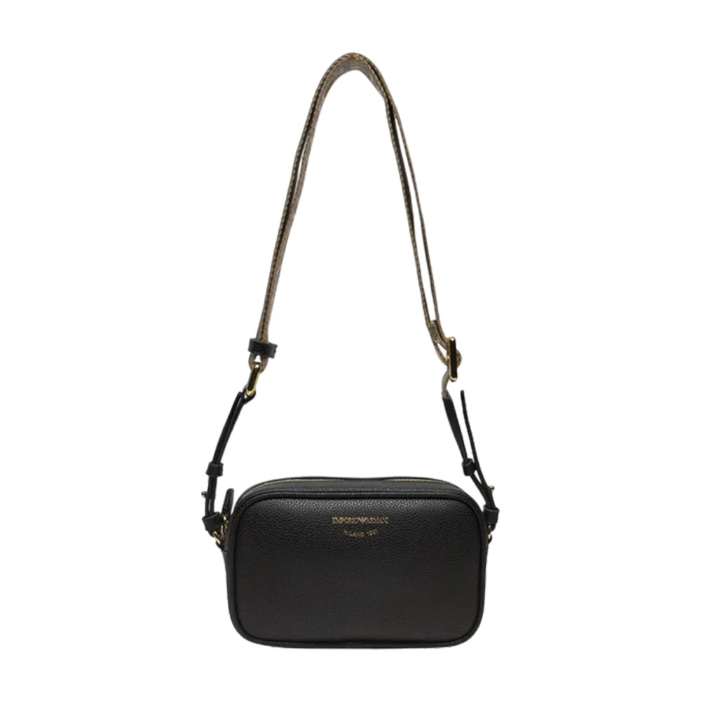 Giorgio Armani Svart Syntetisk Dam Crossbody Väska Black, Dam