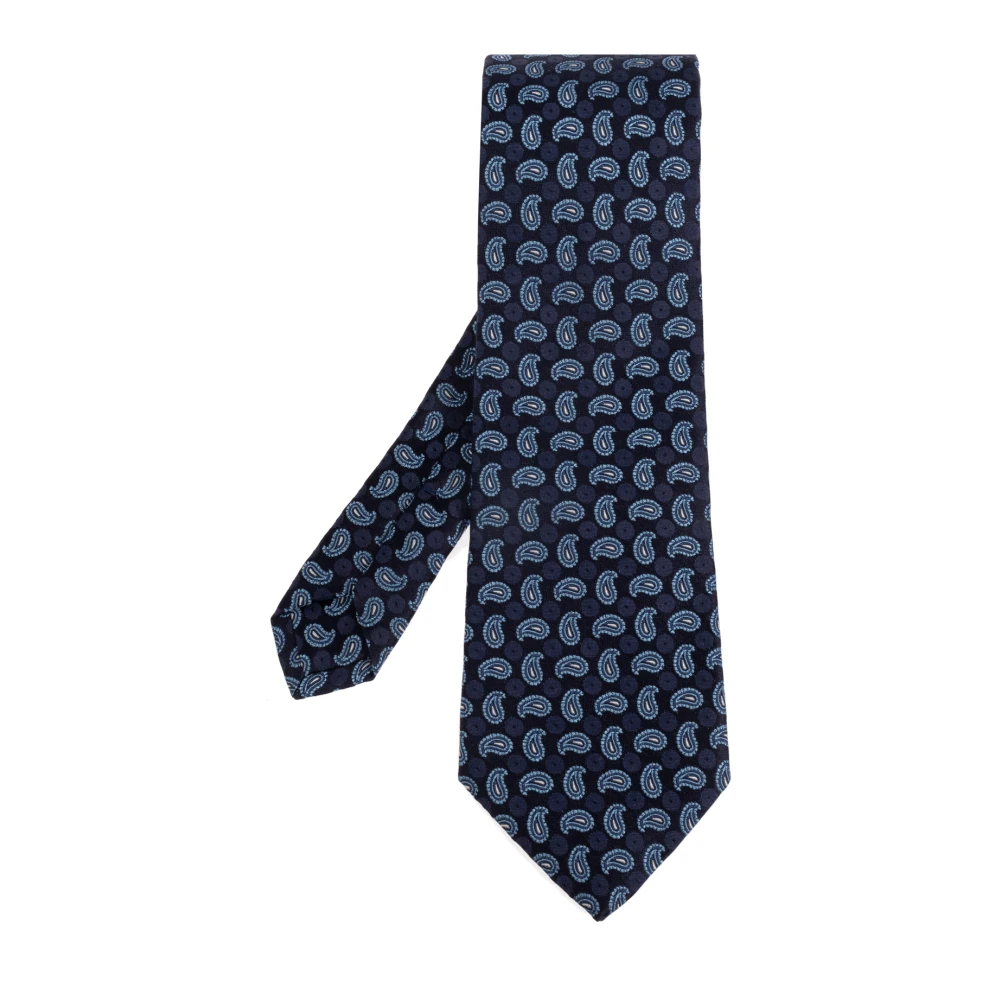 ETRO Zijden stropdas Blue Heren