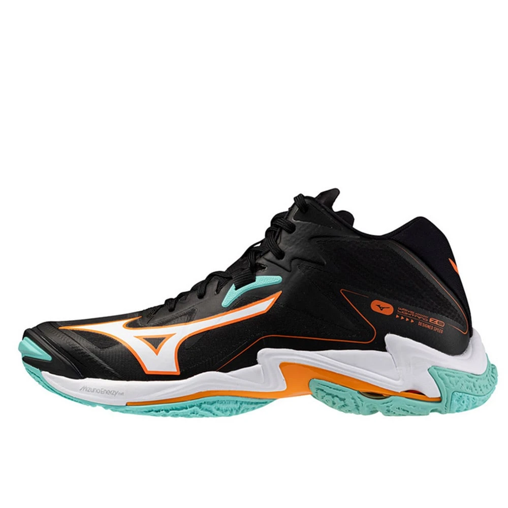 Mizuno Wave Lightning Z8 Mid Heren Schoenen Zwart