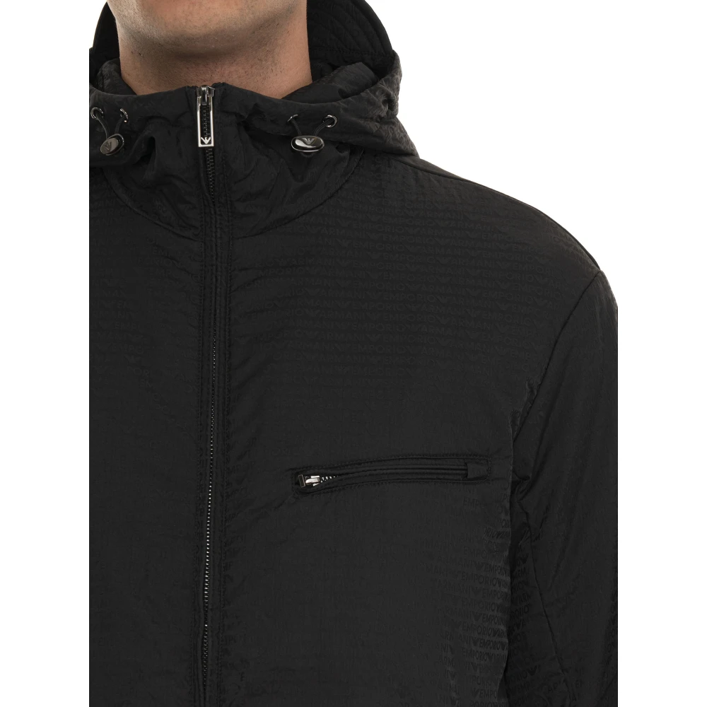 Emporio Armani Puffer Jacket Black Heren