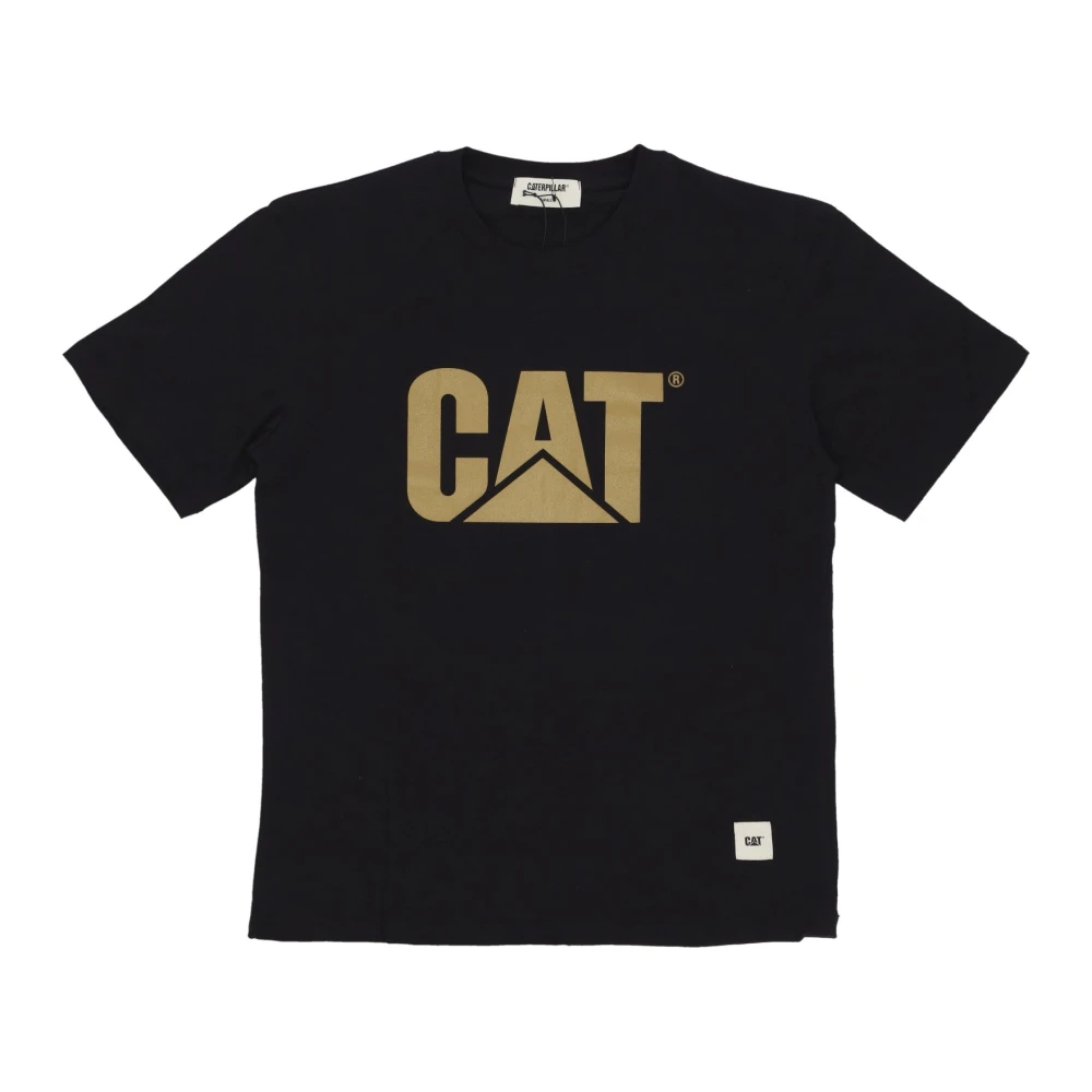 CAT Logo Tee Korte Mouw T-shirt Black Heren