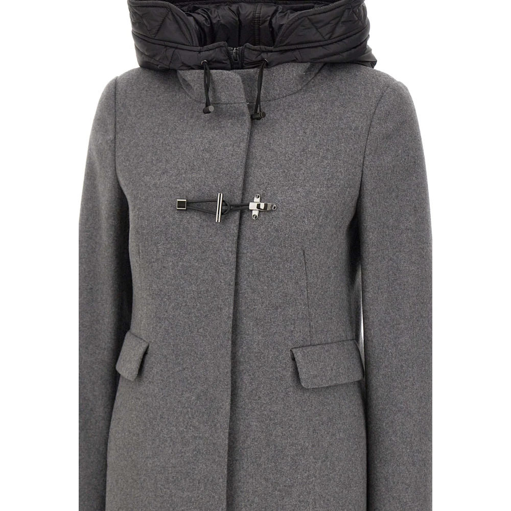 Fay Toggle Boat Dames Grijze Jas Gray Dames