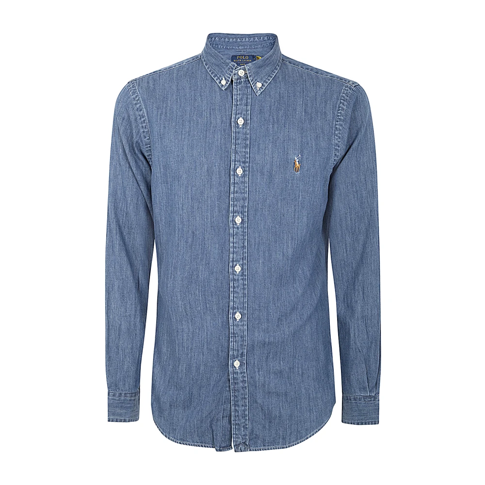 Polo Ralph Lauren Denim Twill Sportoverhemd Blue Heren