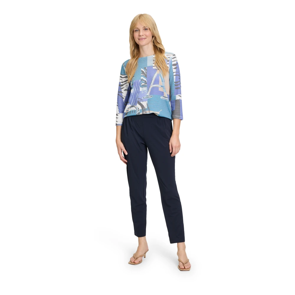 Betty Barclay Gebreide Sweatshirt met U-Boot Halslijn Multicolor Dames