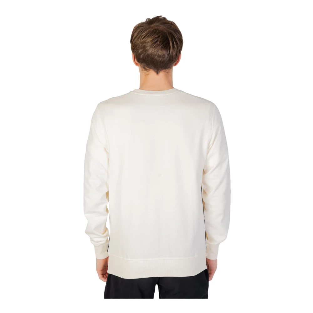 Emporio Armani Wit Bedrukte Sweatshirt met Lange Mouwen White Heren