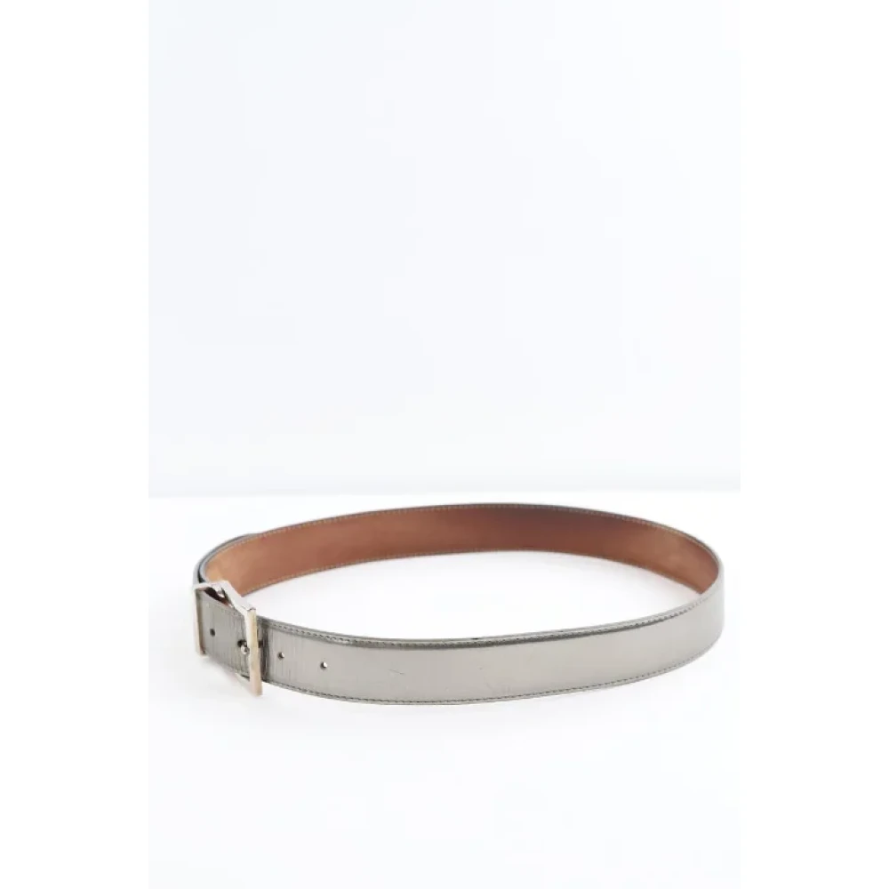 Dolce & Gabbana Pre-owned Leather belts Gray Dames