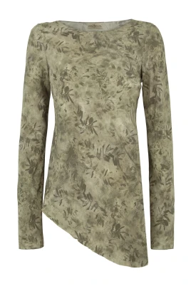 Silk Herba Print Top