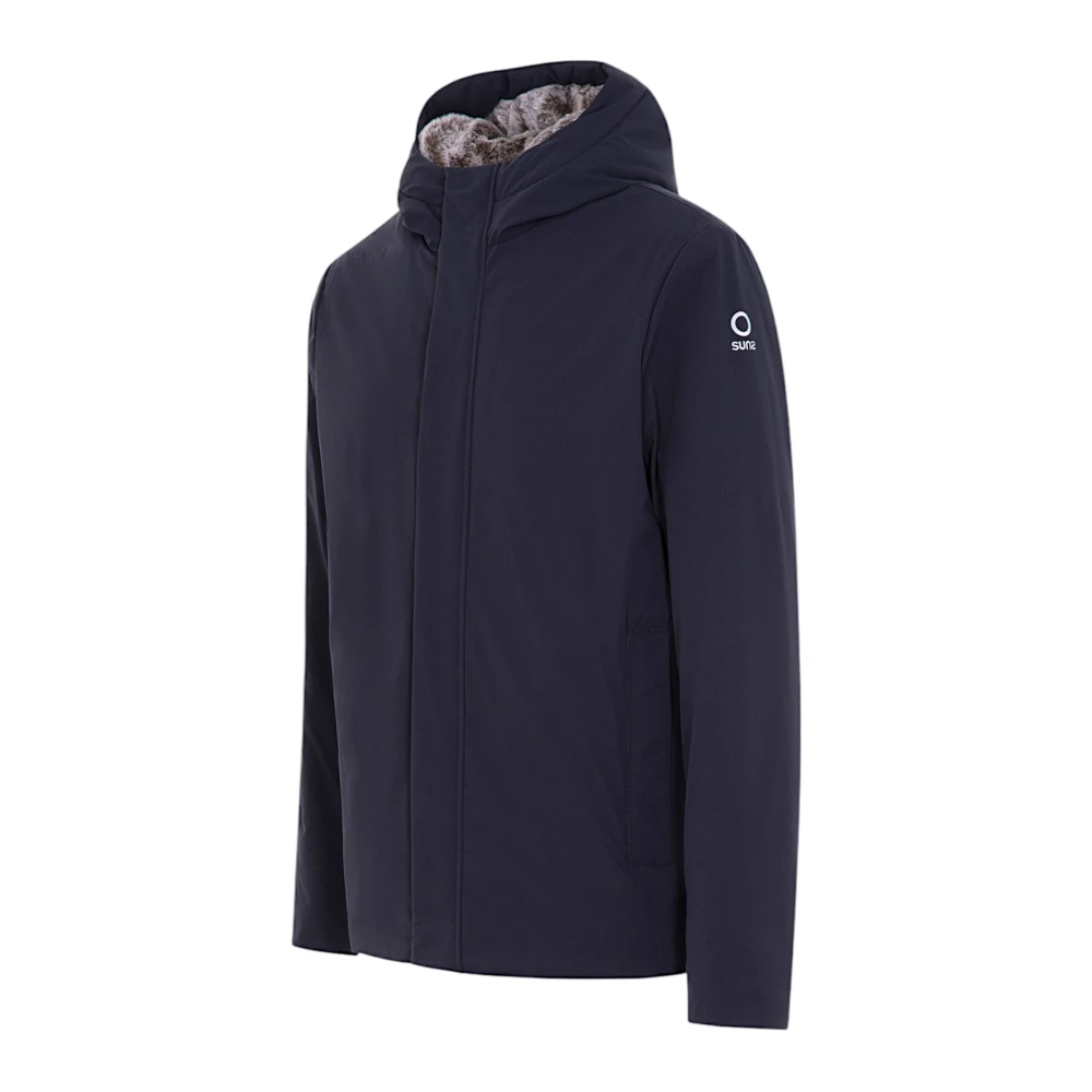 Suns Donkerblauw Stijlvol Shirt Blue Heren