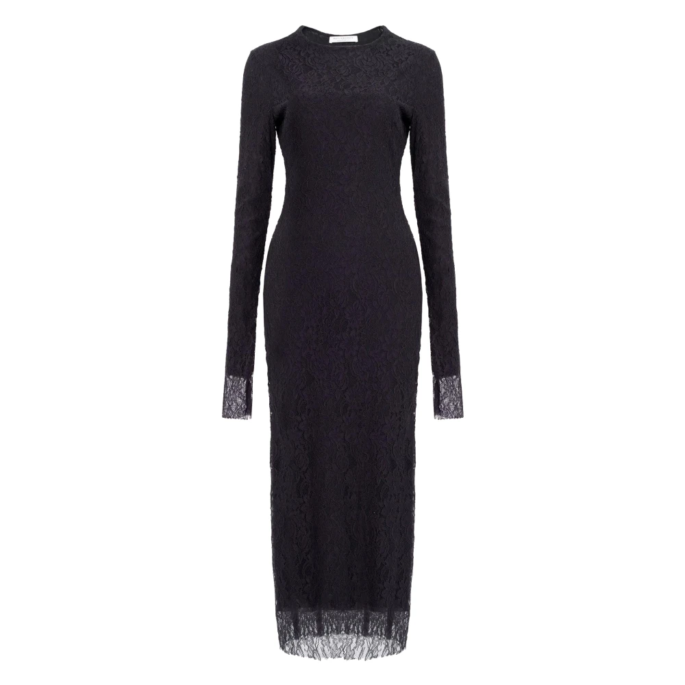 Philosophy di Lorenzo Serafini Elegante Zwarte Jurk Black Dames