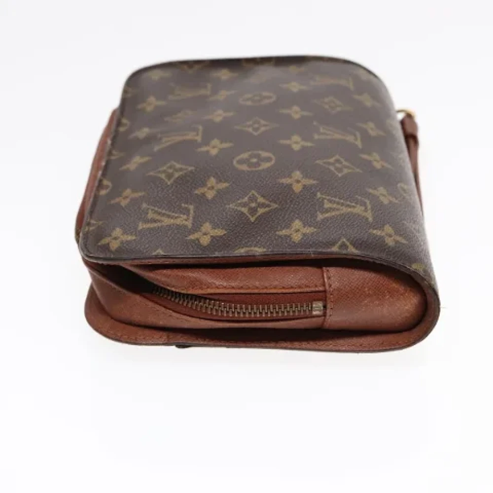 Louis Vuitton Vintage Pre-owned Canvas clutches Brown Dames