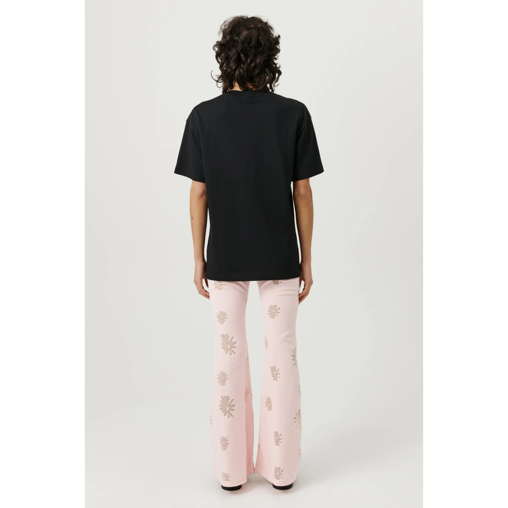 Soulland Biologisch Katoen Screen Print T-shirt Black Unisex