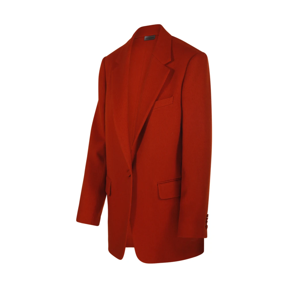 Dries Van Noten Rust Jack voor Mannen Red Dames