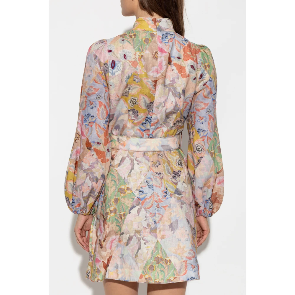 Zimmermann Linnen Jurk Multicolor Dames