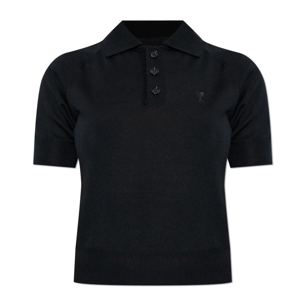 Ami Paris Donna Nero Maglie, Xs, New,