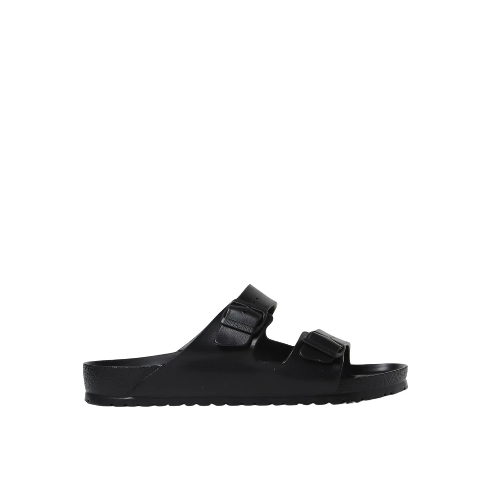 Birkenstock Black Sliders, Male, 12 Uk, Lightweight Sandals For Men