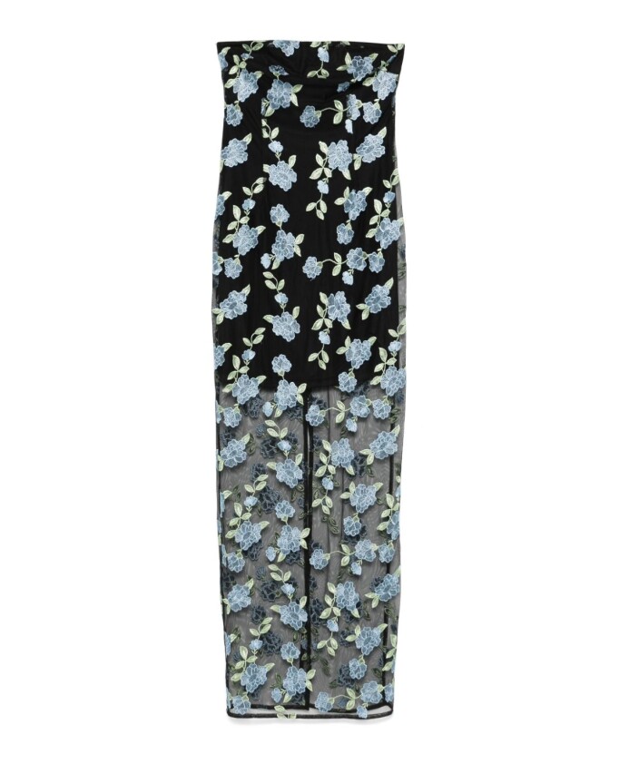 black-strapless-dress-with-rear-slit