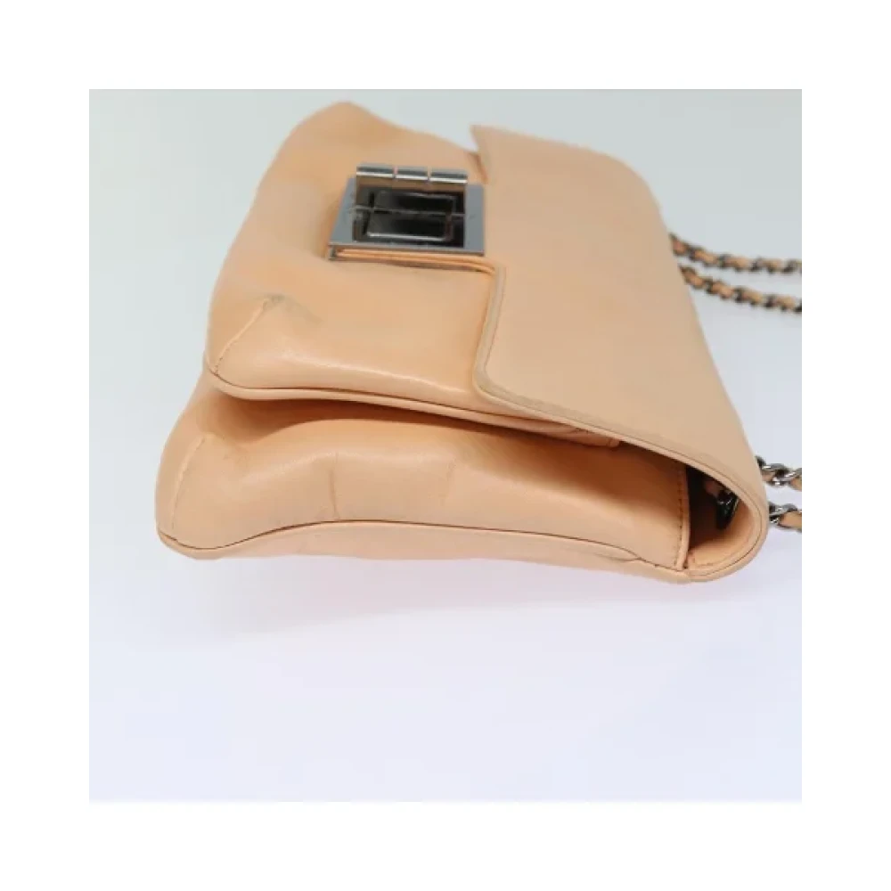 Chanel Vintage Pre-owned Fabric chanel-bags Pink Dames