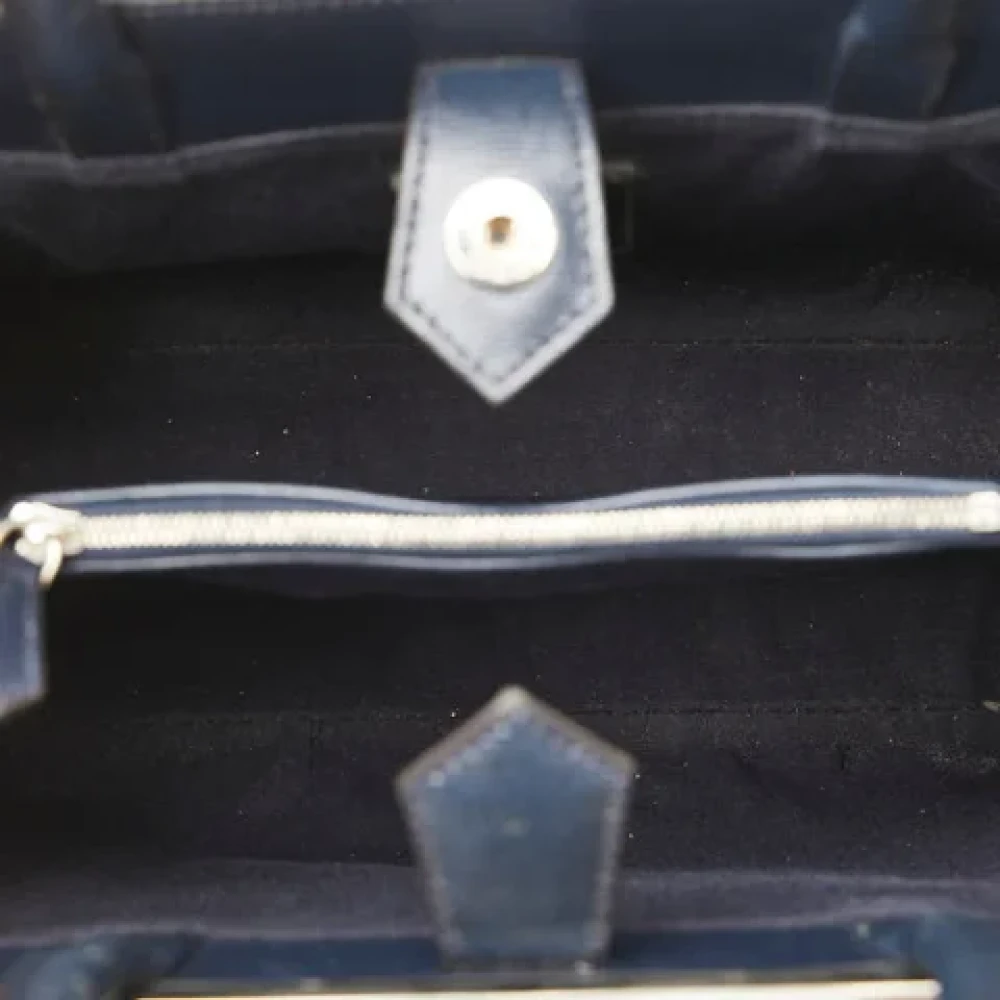 Fendi Vintage Pre-owned Leather fendi-bags Blue Dames