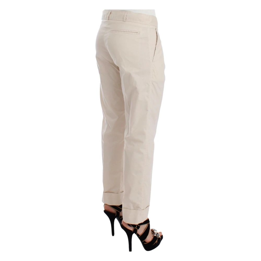 Ermanno Scervino Chique Beige Chino Broek Elegance Herdefiniren Beige Dames