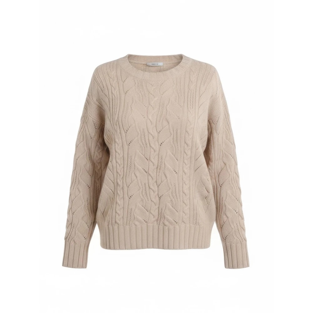 D.exterior Women's White Maglieria E Felpe Poliestere