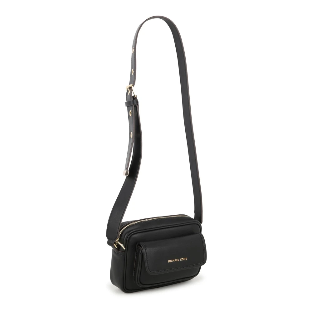 Michael Kors Elegante verfijnde handtas in gecoate stof Black Dames